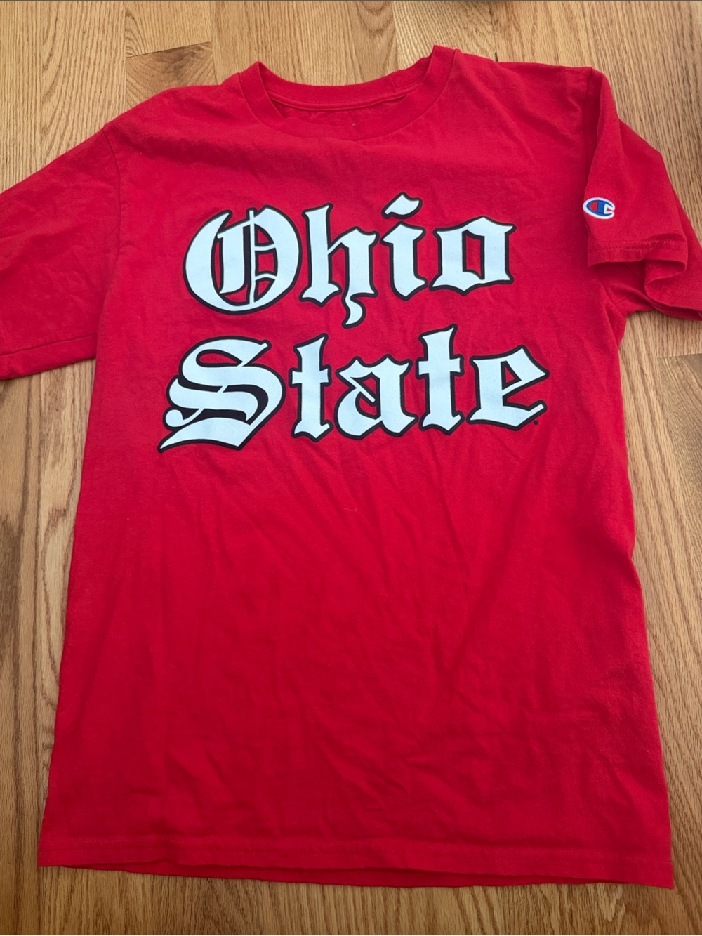 Champion Red Ohio State Tee